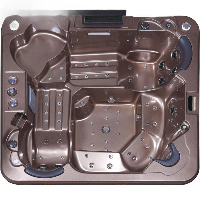 Intelligentes thermostatisches Spa-Jacuzzi-Spa-Pool, Unterhaltung für Erwachsene, Freizeit beruhigend, Jacuzzi