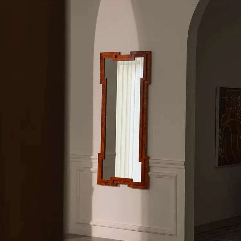 

Living Room Decoration Mirror Long Irregular Aesthetic Hanging Items Mirror Asymmetrical Wall Espelhos Living Room Decorations