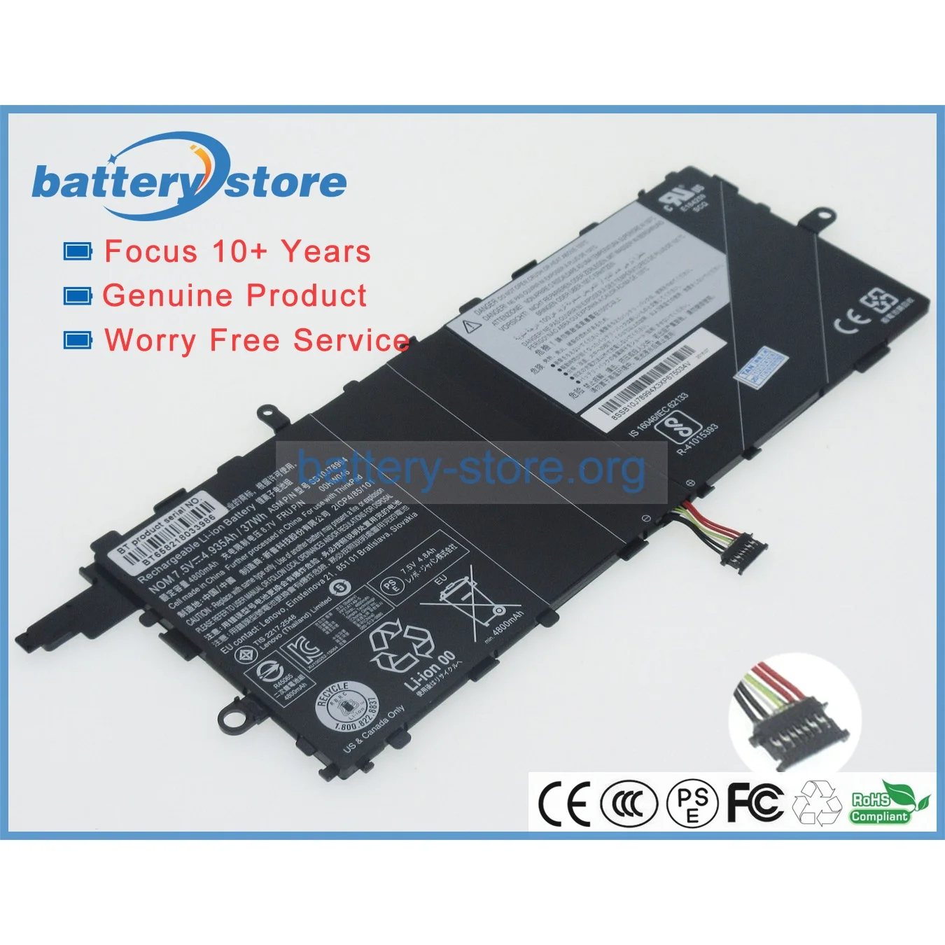 Genuine laptop batteries for SB10J78994,SB10J78993,PP21AT149-5,X1 Tablet,X1 Tablet Gen 2,7.5V,2 cell