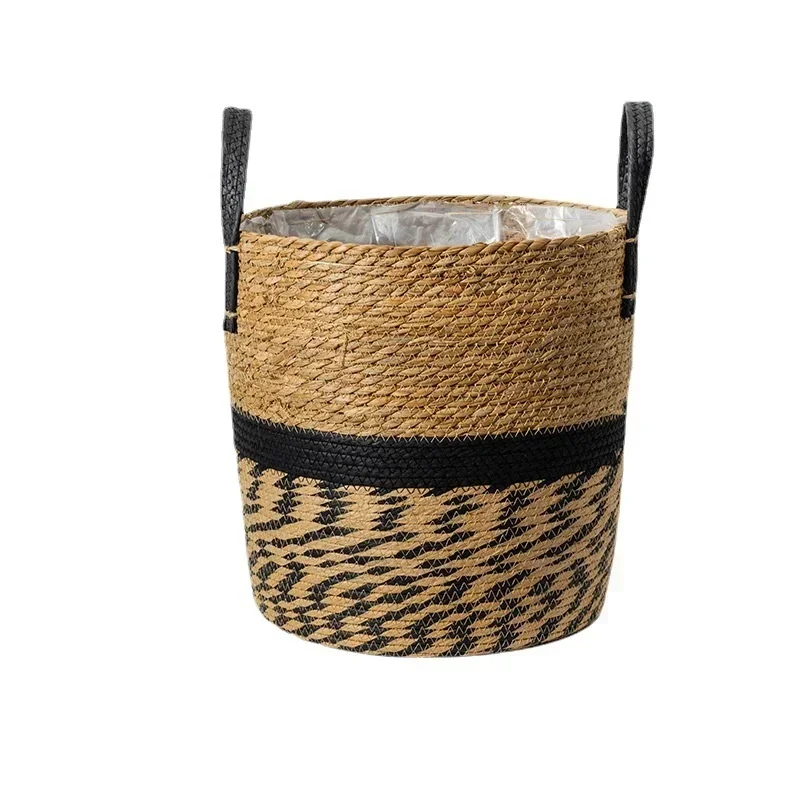 

Special Offer Japanese Flower Pots Multi-functional Rattan Woven Material Plant Pots Beautiful Practical Gardening Decoration
