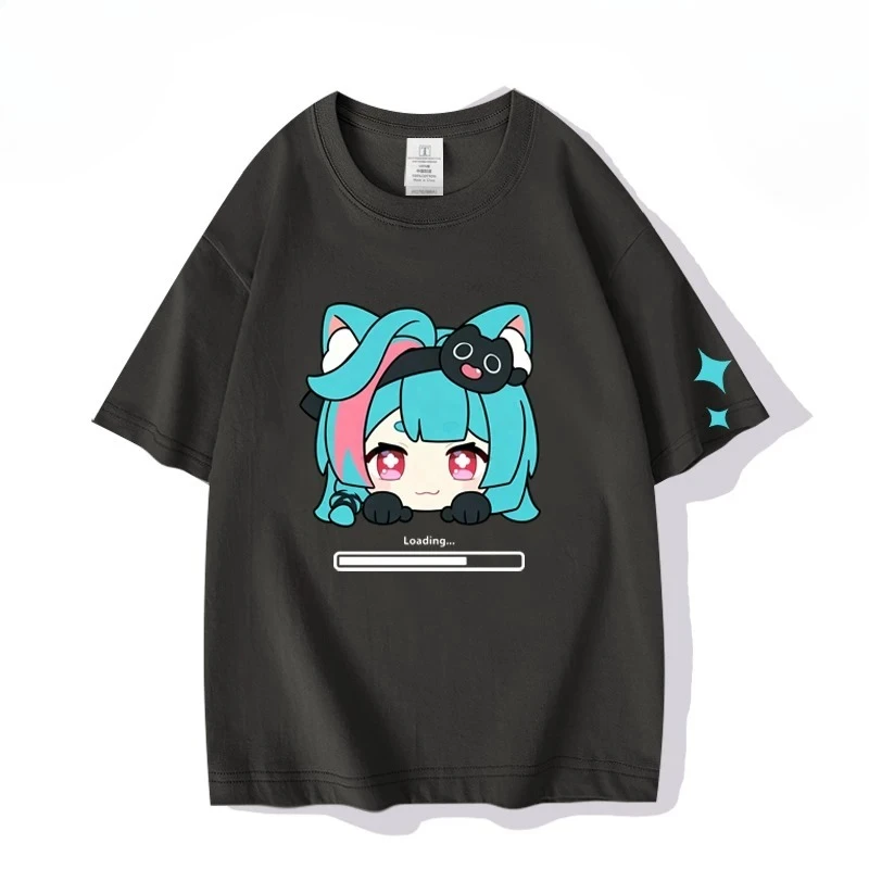 Anime NTE Neverness To Everness Mint‌ Cosplay Short Sleeve T Shirt Women Men Harajuku Tops Aesthetic Graphics Tshirt Cotton Tees