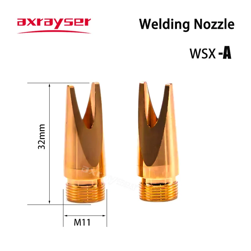 WSX Welding Nozzle for Handheld Gun Head M8 M10 M11 M13 TypeA-H with Wire Feed Laser Welding ND18 Machine 10pcs 1box Axrayser