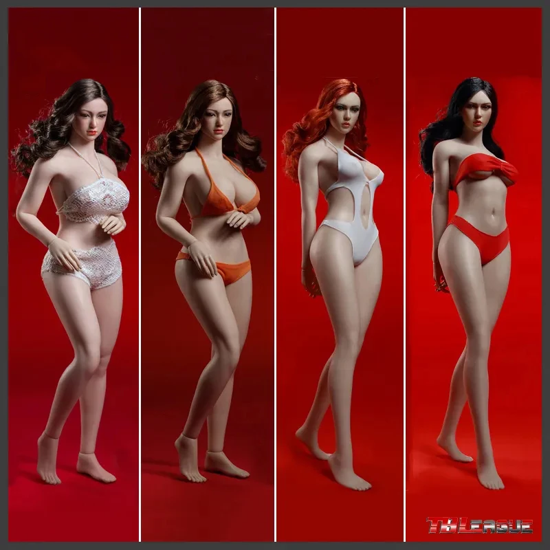 

TBLeague S38 S39 S42 S43 1/6 Plus Size Girls Super-Flexible Seamless Body Suntan Pale Large Breast Female 12" Action Figure Doll