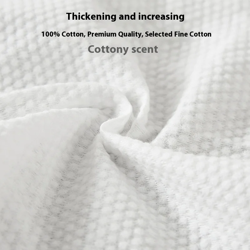 مناديل تنظيف الوجه للاستعمال مرة واحدة - صفائح تنظيف سميكة كبيرة جدًا من الدرجة الصالونية من القطن الخالص 600 جرام #4