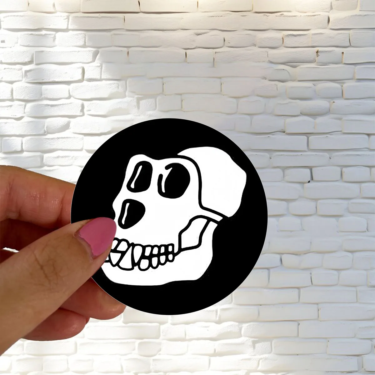15pcs Gothic Stickers, skull Vinyl Sticker Pack, Waterproof Skeleton Stickers for Laptops, Water Bottles, Phone Case