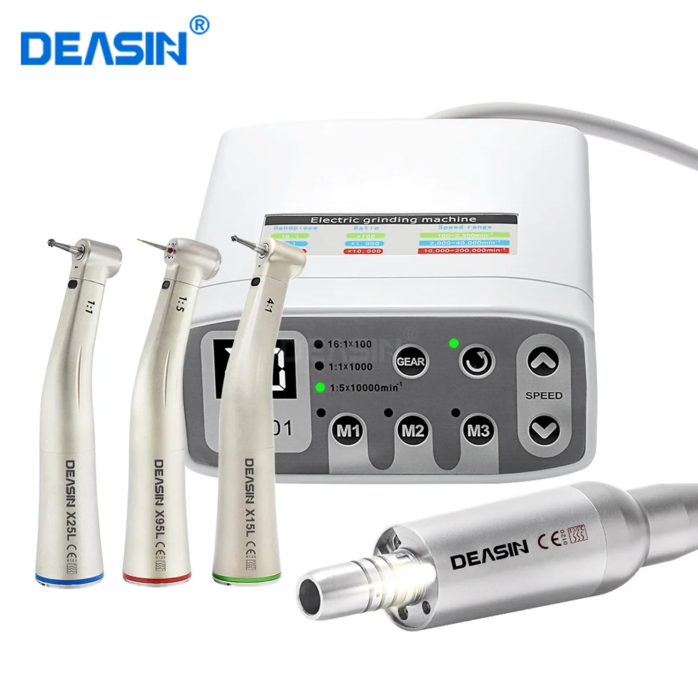 Dental Brushless Led Micro Motor Electric Internal Water Spray E-type 1:1/1:5/4:1/1:4.2 Contra Angle Handpiece Clinical Equipmen