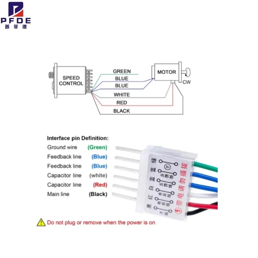 5RK40GN-CF 220V/110V AC Geared Motors 40W Induction Small Machine 1 to 3K-1 To 500K with Governor CW CCW SET