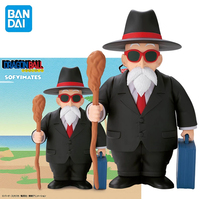 

Original BANPRESTO SOFVIMATES Dragon Ball Kame Sennin Master Roshi Figure Anime Model Toy Desktop decorations birthday gift