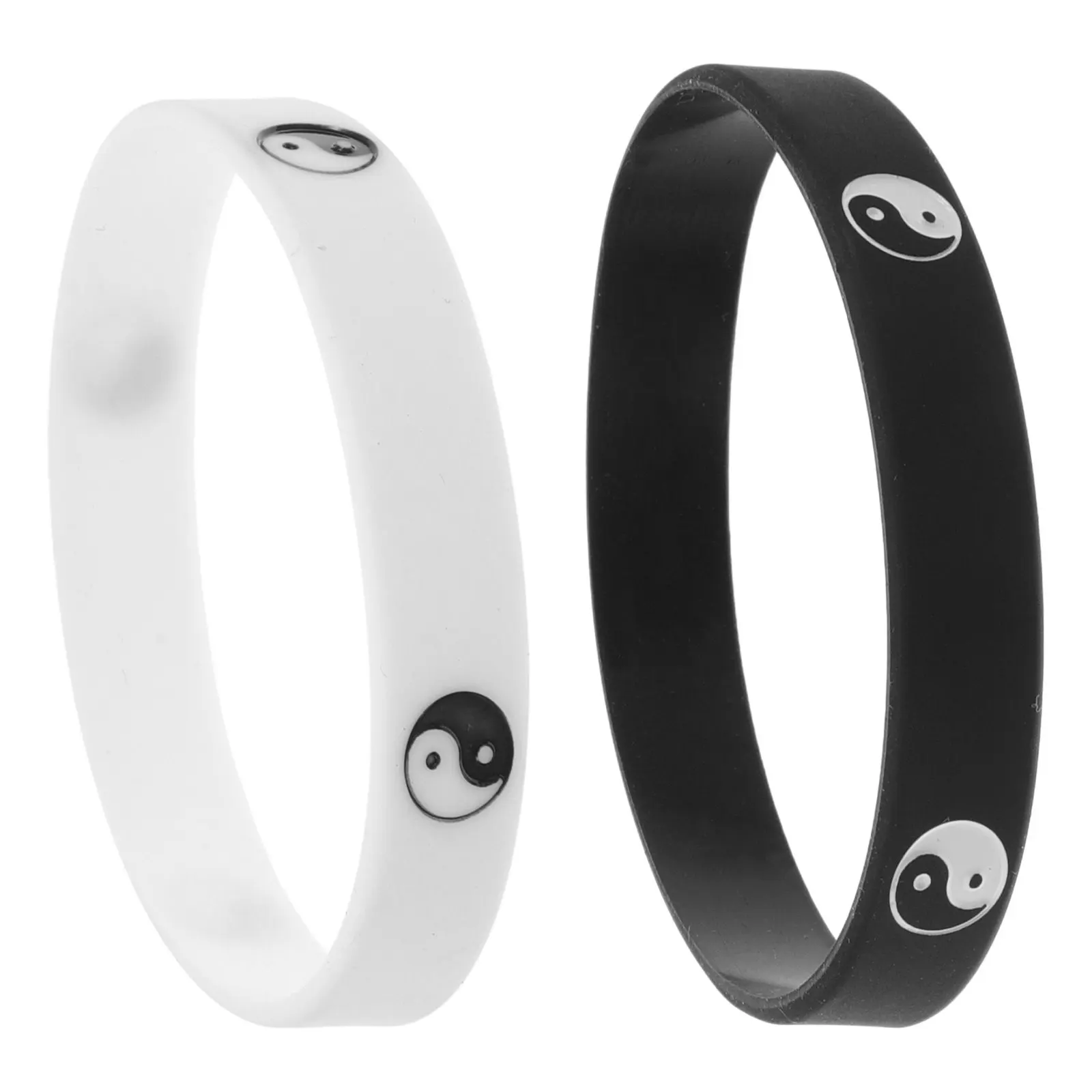 2Pcs Tai Silicone Wristbands for Dance Fitness Running Gym Stylish Street Dance Hip Colorful Unisex Sports