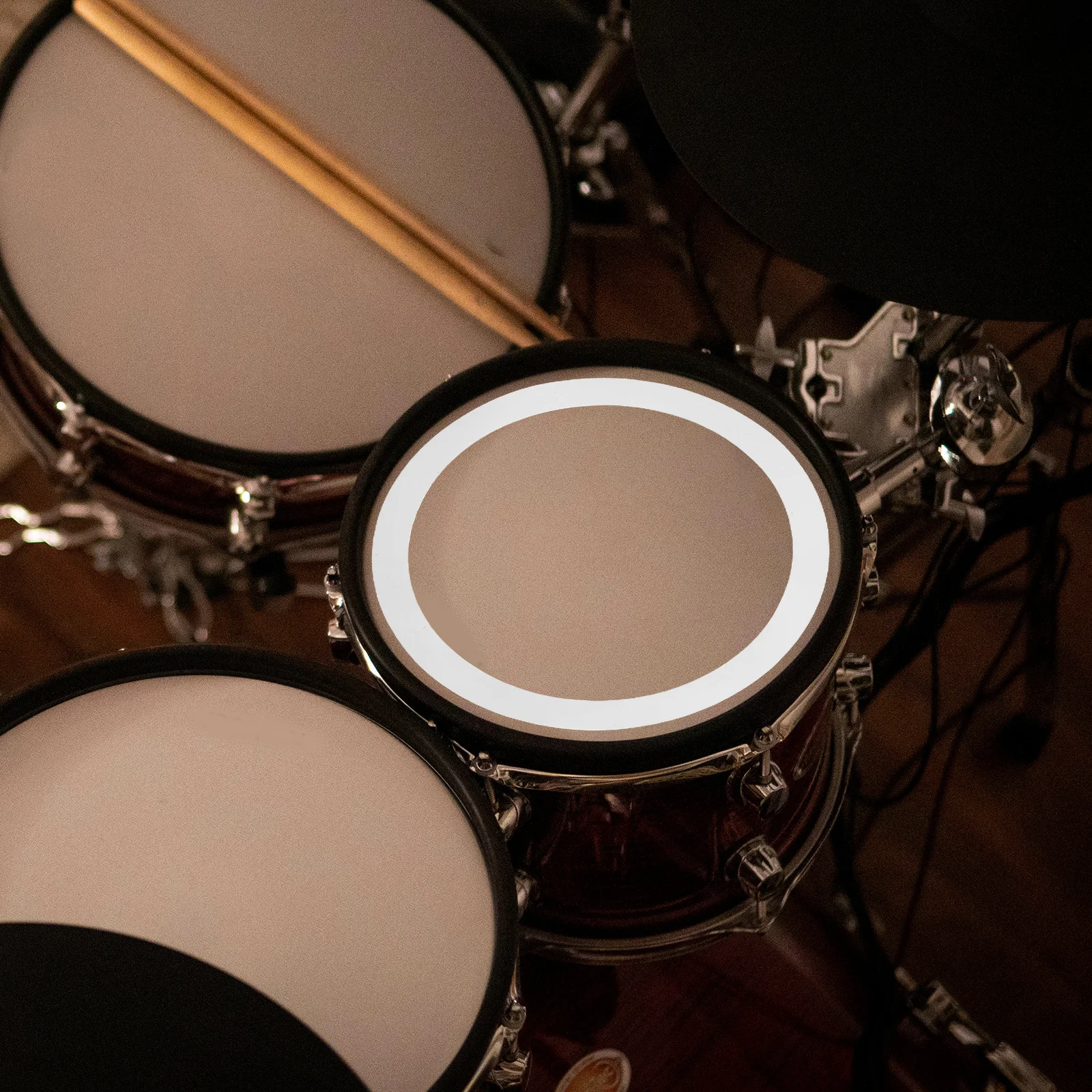 

4pcs Snare Mute Circle Set Premium Durable Drum Practice Pad For Home Use Portable Drum Kit Accessories Percussion Instrument