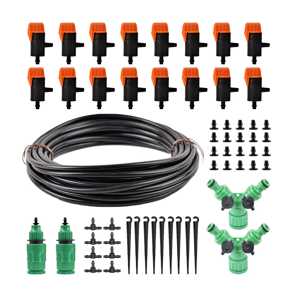 1M-50M Sprinkler Kit Adjustable 0~60L Micro Drip Irrigation System Tool For Irrigation Micro Garden Watering System