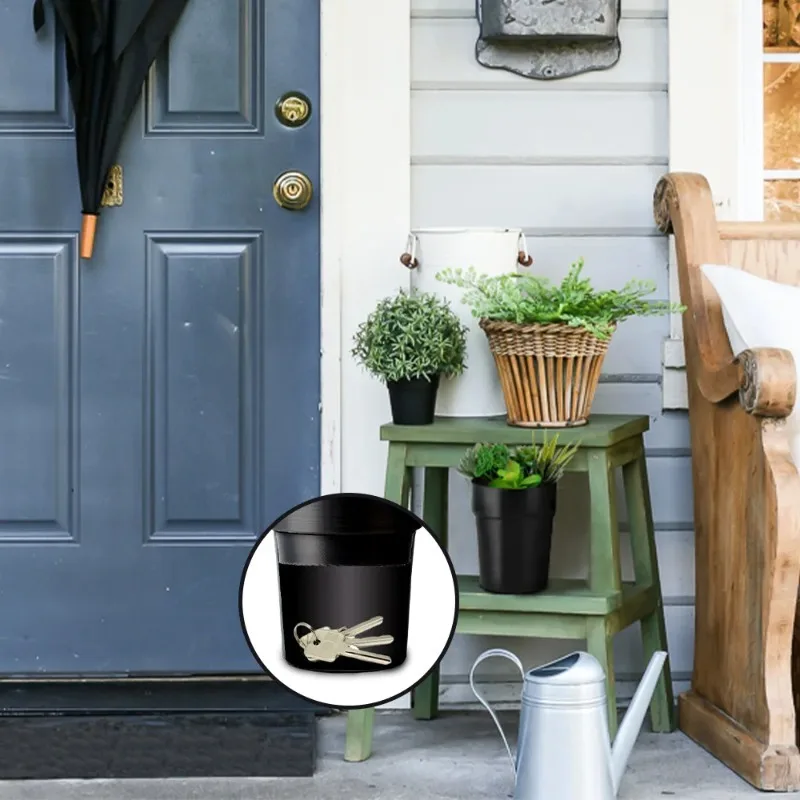 Simulated Home Flowerpot, Money Storage Jar, Key Holder, Change Holder, Valuable Item Storage, Money Storage Basin