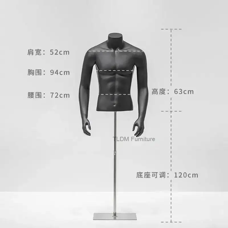 

Form, Dummy Store Torso Display: Full-body High-End and Mannequin, Underwear Suit Display Athletic for Male Shop Window JT40M