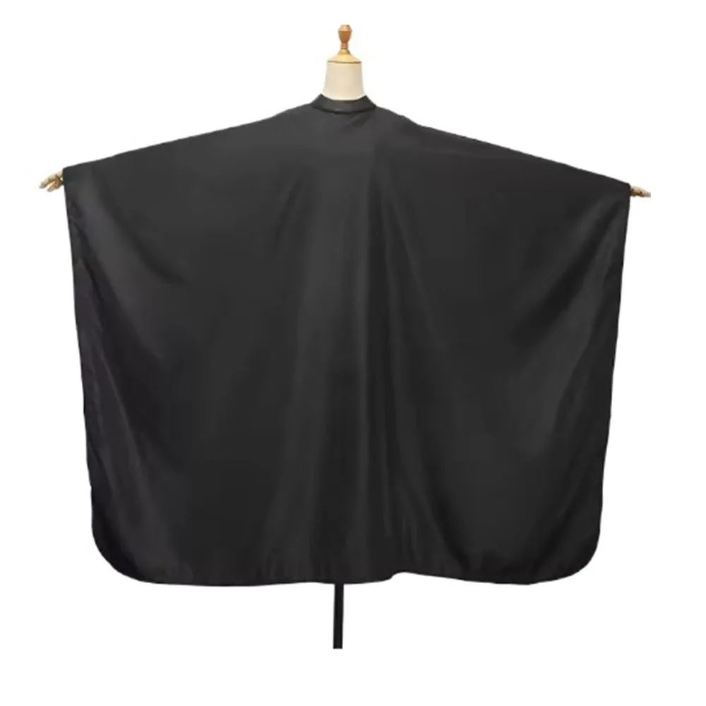 Waterproof Silicone Neckline Gown Anti-Static Collar Adjustable Buckle Barbershop Cape Long Sleeve Silicone Collar