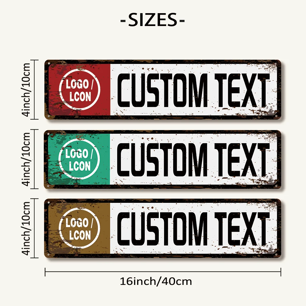 1 custom metal nameplate High precision cutting and forming DIY creative custom metal plaque Multi scenario home decoration