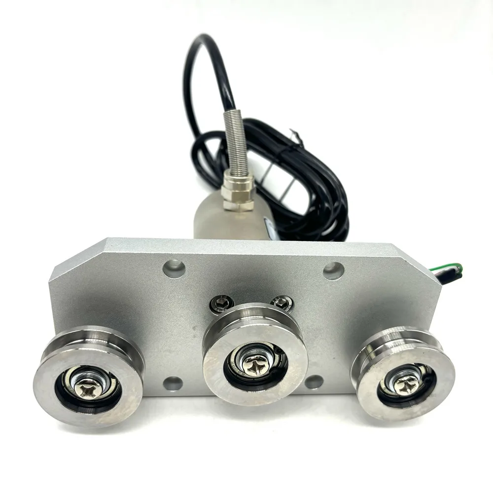 DYZL-107 Three-Pulley Tension Sensor Force Sensor & Load Cell for Textile Yarn Metal Wire Steel Rope Measurement Detection