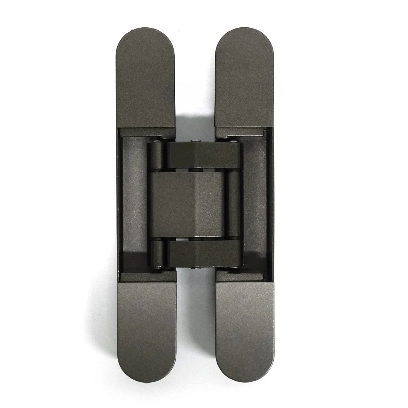 

Heavy Duty Hidden Hydraulic Door Hinges 40kg Self-Closing Door Satin Finish Available in Steel Stainless Steel Aluminium Zinc
