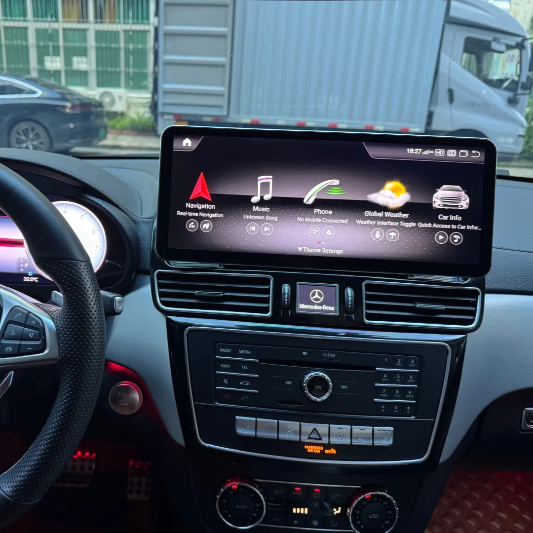 14.6“Ultra-thin For Mercedes Benz ML GL GLE GLS W166 X166 2010-2020 Carplay Car GPS Navigation Multimedia Stereo Screen Android