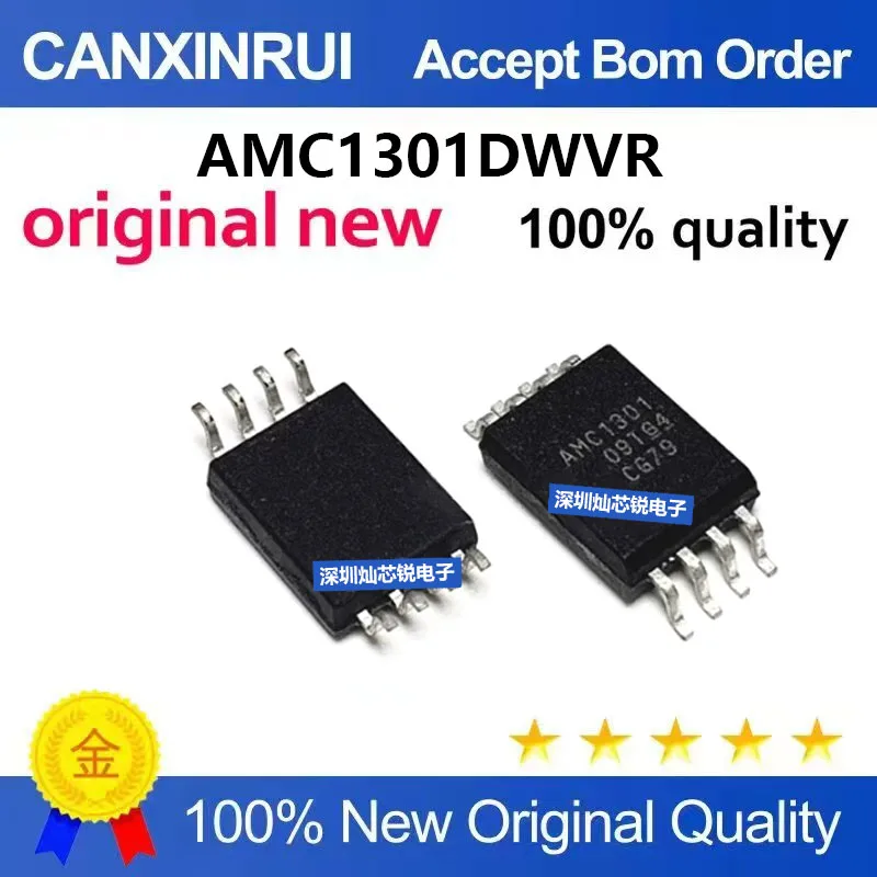 (5-100pieces)Brand new original AMC1301 AMC1301DWVR SMD SOP8 Isolation Amplifier IC