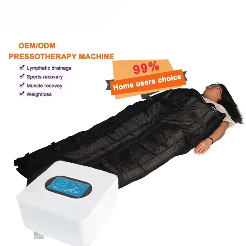 Lymphatic Drainage Leg Massager for Circulation Portable Neck Smart Air Pressure Pressothearpy Machine Pressotherapy