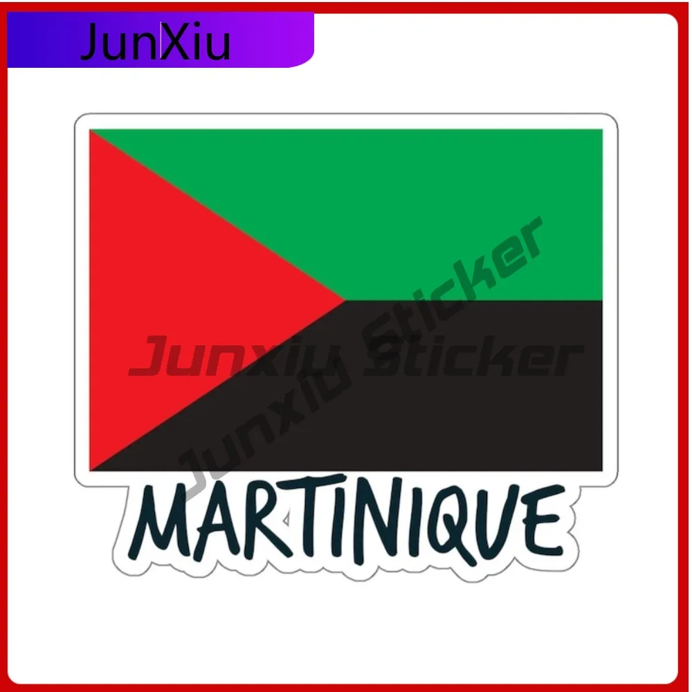 

Martinique Flag Sticker Journals Caribbean Island Souvenir Vinyl Decal For Suv Motorcycle Bumper Laptops Windows Windshield Cars