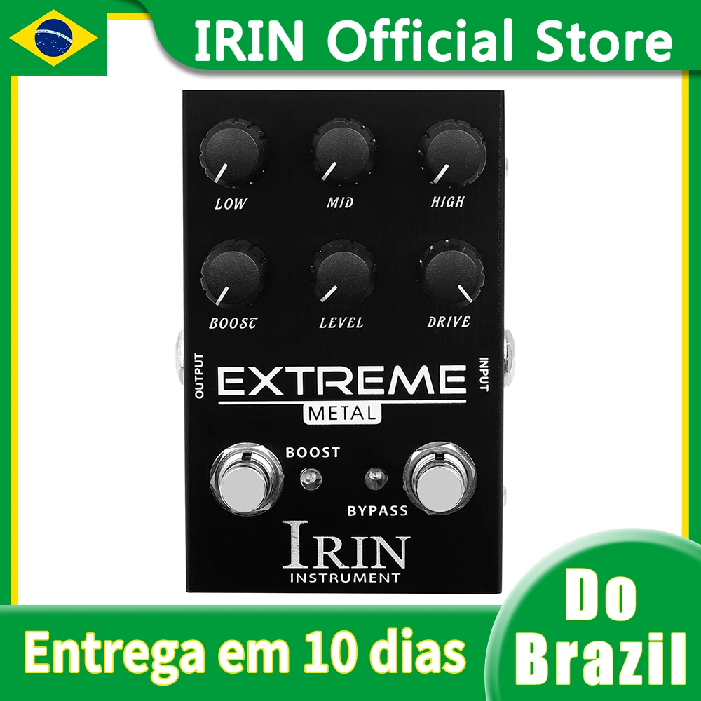 

IRIN Electric Guitar Effects Pedal AN-42 EXTREME Metal Distortion Pedal High Gain Overdrive Effects Guitar Accessories & Parts