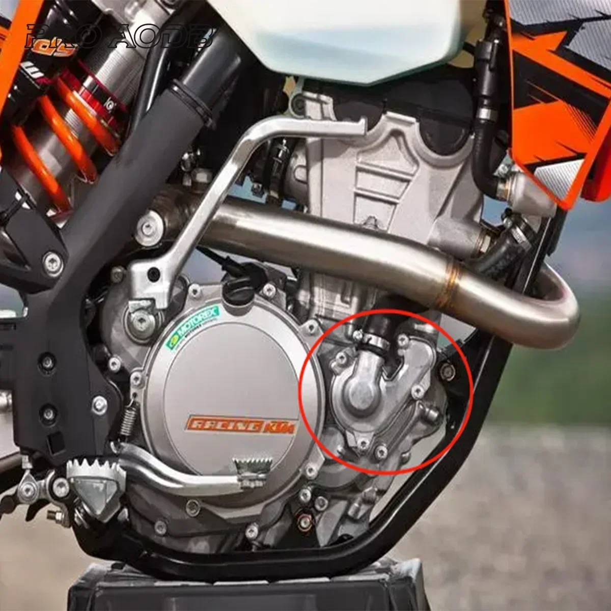 CNC مضخة المياه الحرس حامي غطاء ل GASGAS EC-F EX-F MC-F KTM EXC-F 250 EXC-F350 SX-F250 SX-F350 XC-F250 XC-F350 2016-2023 #3