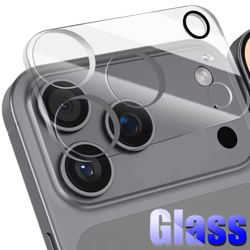 1-5Pcs Full Coverage Camera Lens Tempered Glass For iPhone 17 Air 17 Pro Yij Anti-scratch Protective Glass For iPhone 17 Pro Max