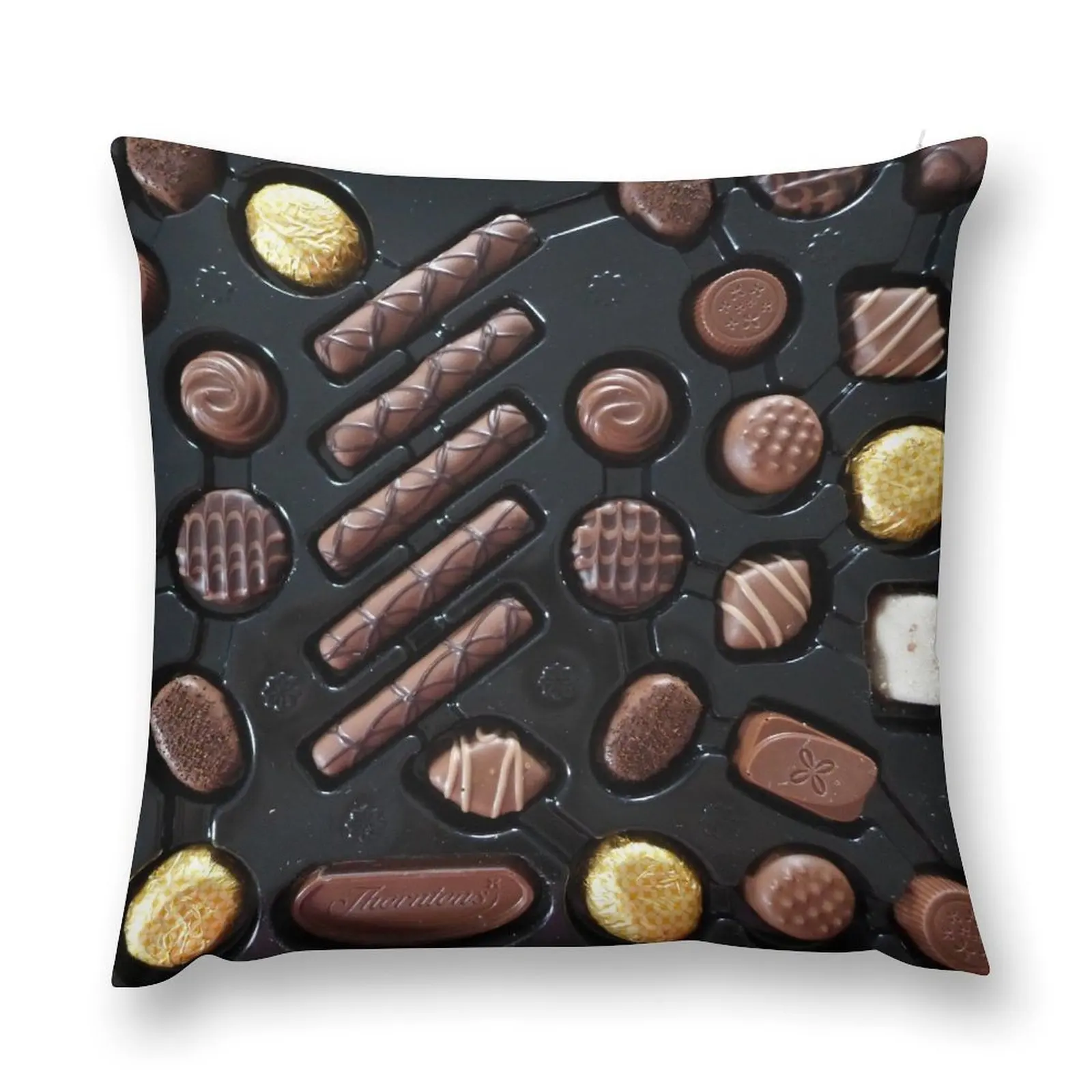 Thorntons Chocolates Throw Pillow pillow pillowcase Christmas Pillow christmas case