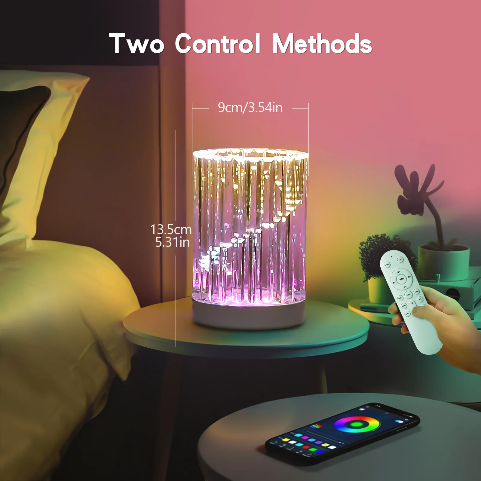 

Intelligent Bluetooth APP controls RGB Colorful Waterproof Vase Light 5V Camping Light Nightlight Atmosphere Decoration Light
