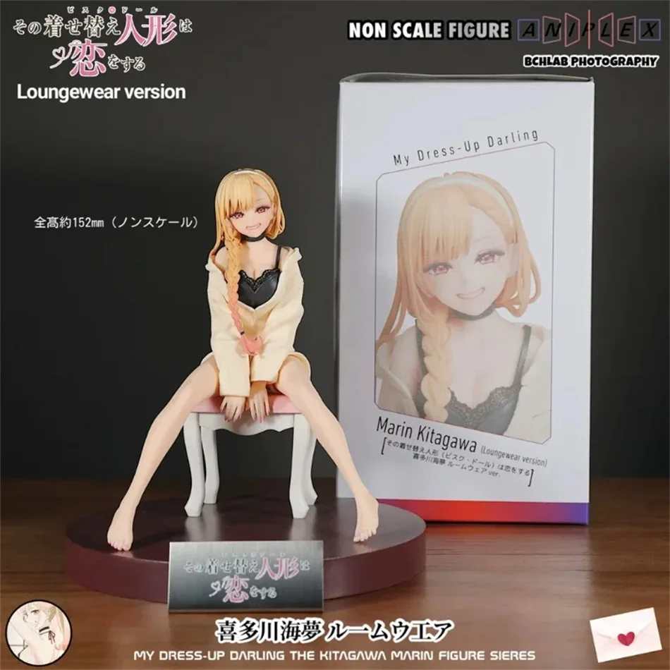 In In Stock ANIPLEX ONLINE 15cm Anime My Dress-Up Darling Kitagawa Marin Loungewear Ver. Figure Desktop Decoration Gift Model - Aliexpress Deal