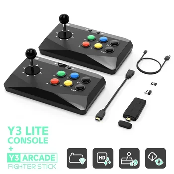 Y3 Arcade 4K Video Game Console Gaming Arcade Keyboard Built-in 20000 Games Stick for PS1/FC/GBA Retro TV