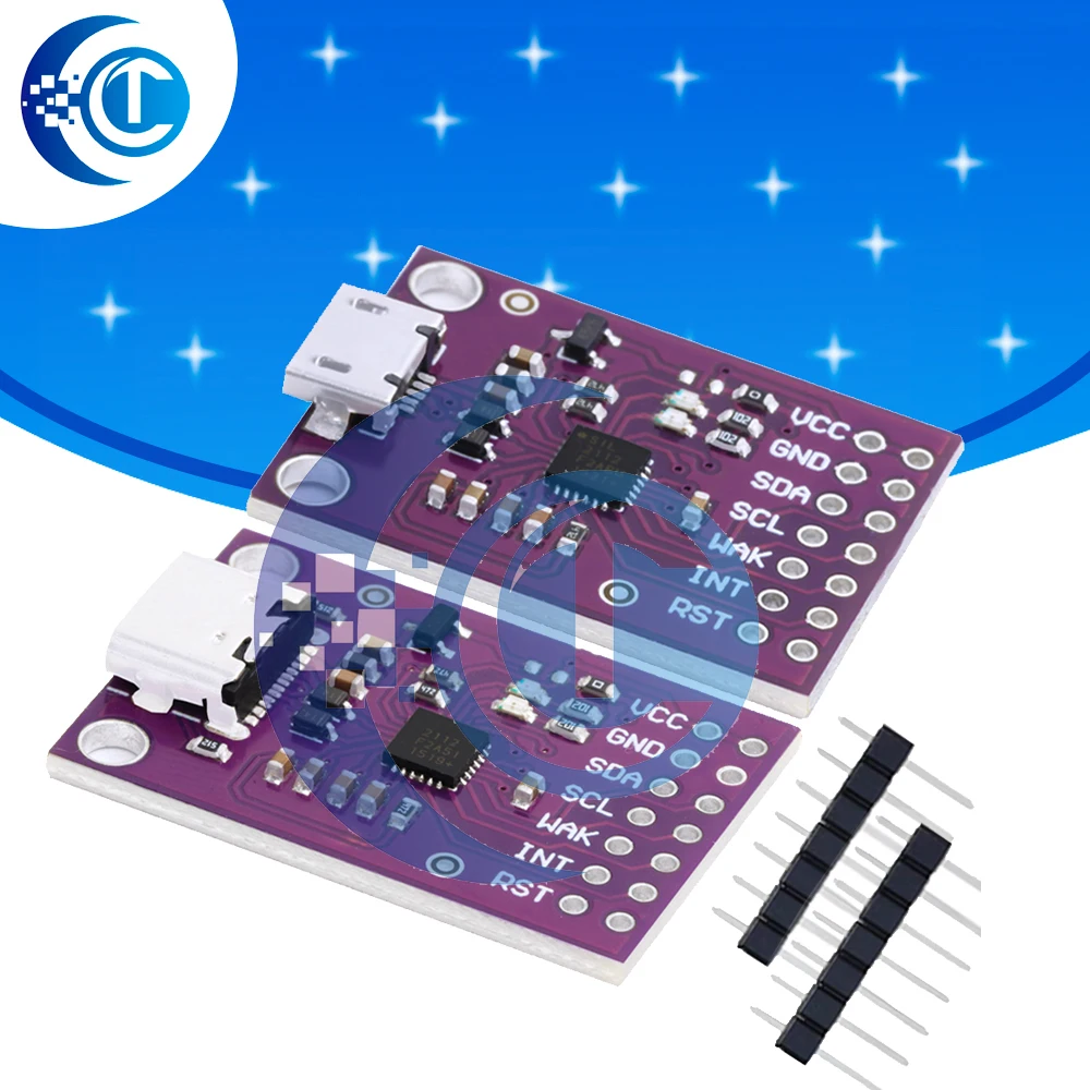 Gokoti CP2112 Module USB Vers SMBus/I2C – Carte De Débogage Rapide Pour CCS811 Et Projets IoT