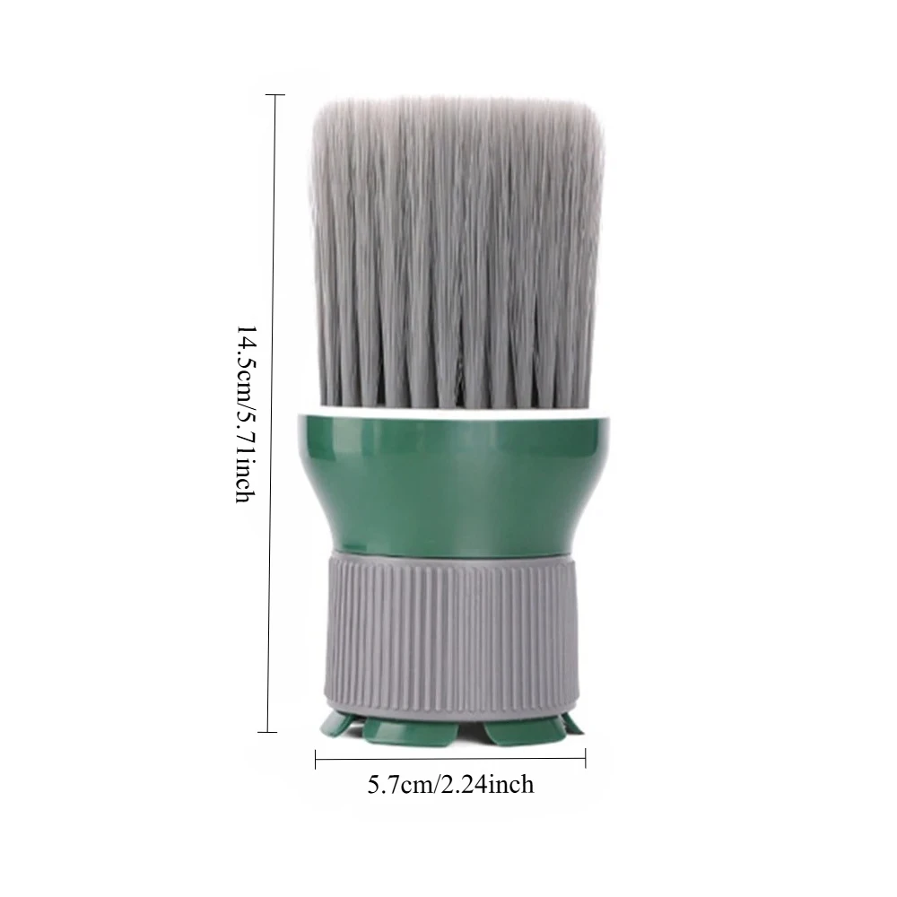 1Pc Hair Dryer Brush Hairdressing Whirlwind Neck Brush Barber Haircut Cleaning Shredded Hair Brush Family Salon Supplies