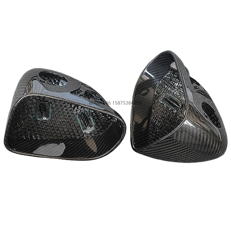 

Dry Carbon Fiber Replacement Style Rearview Mirror Cover Trim for McLaren 720S 540 570 650S Car Styling