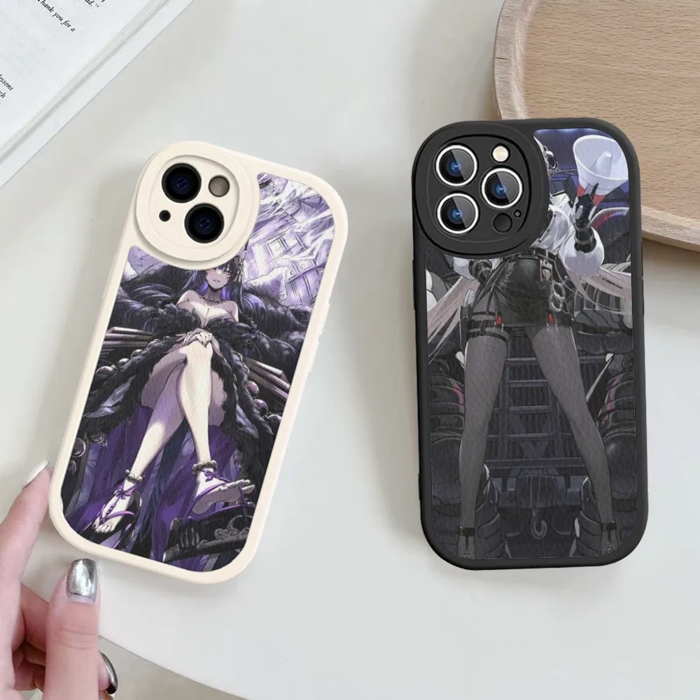 Azur Lane Phone Case Hard Leather For iPhone 14 13 12 Mini 11 14 Pro Max Xs X Xr 7 8 Plus Fundas