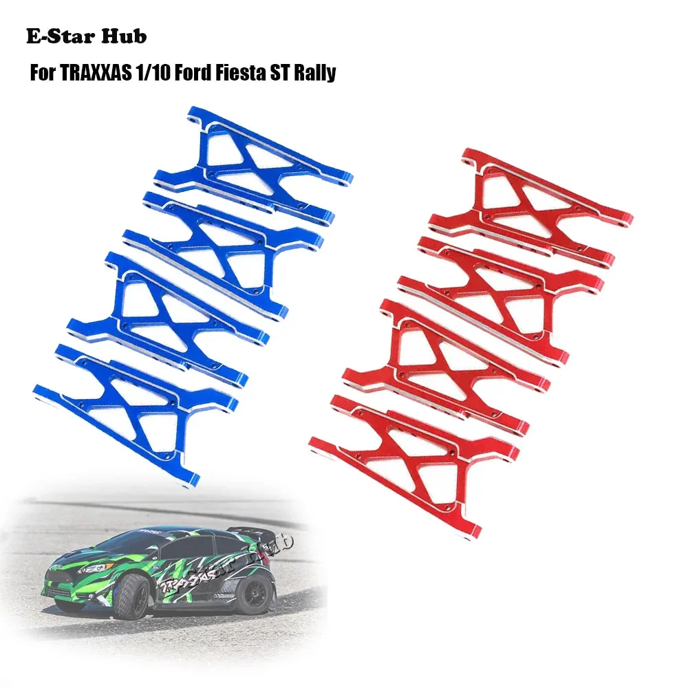 Front Rear Universal Swing Arm for TRAXXAS 1/10 Ford Fiesta ST Rally Metal Upgrade Parts Rc Model Crawler Car Truck Buggy