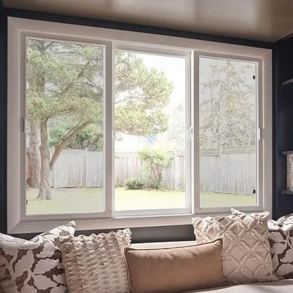 

Smooth Sliding Clear Glass Window with Luxury Style Aluminum Frame Waterproof Fireproof Sliding Windows Customized Size Color