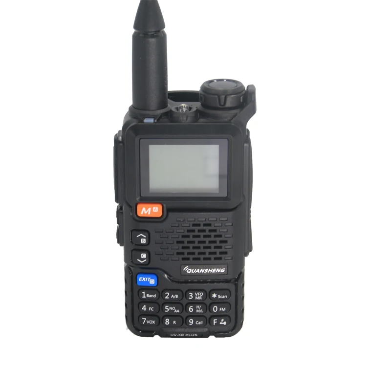 Imagem -05 - Quansheng-uv 5r Plus Walkie Talkie 8w am fm Rádio Bidirecional Comutador Estação Vhf Receptor k5 Banda de ar para Presunto sem Fio Rádio Freq