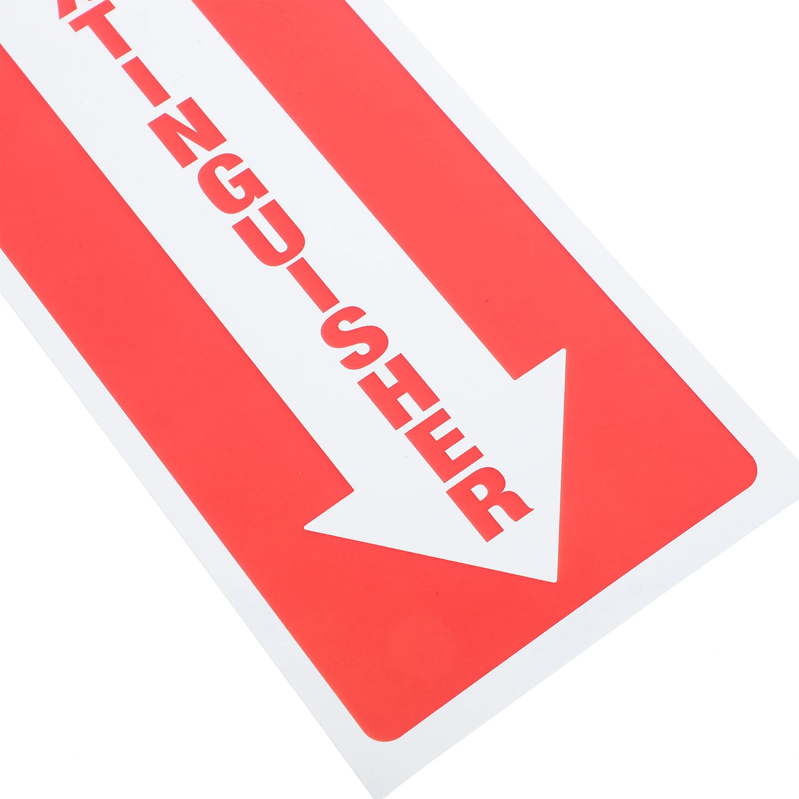 8 Pcs Fire Extinguisher Sticker Labels Adhesive Sign for Retail Store The Stickers