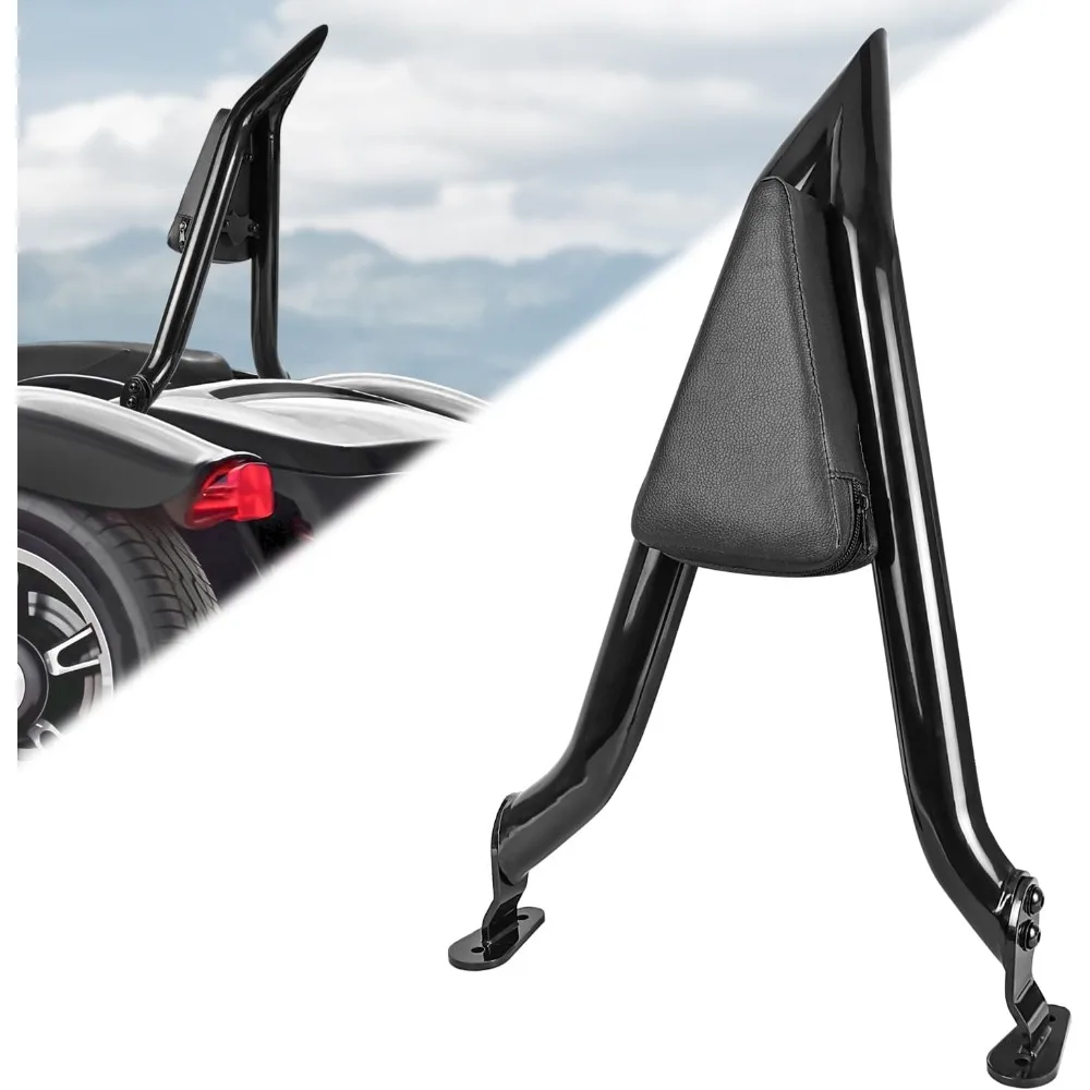 

AUFER мотоциклетная спинка заднего пассажира Sissy Bar с накладкой на спинку, совместимая с Freewheeler FLRT 2015-2025 Road Glide