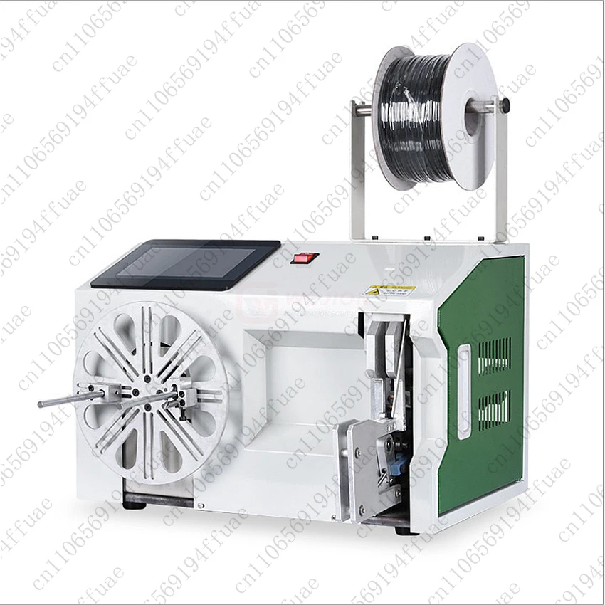 آلة لف الأسلاك الأوتوماتيكية لقياس أسلاك كابلات الطاقة وقطع وتجليد آلة لفائف الملف