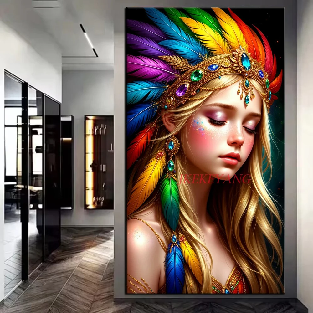 

Красивая девушка картина DIY алмазная живопись вышивка крестиком полная дрель Алмазная мозаика новая коллекция домашний декор