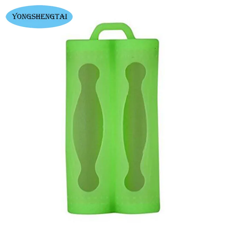 Double Battery Silicone Sleeve Cover Case For 18650  Protective Bag Pouch  Storage Box  Shockproof