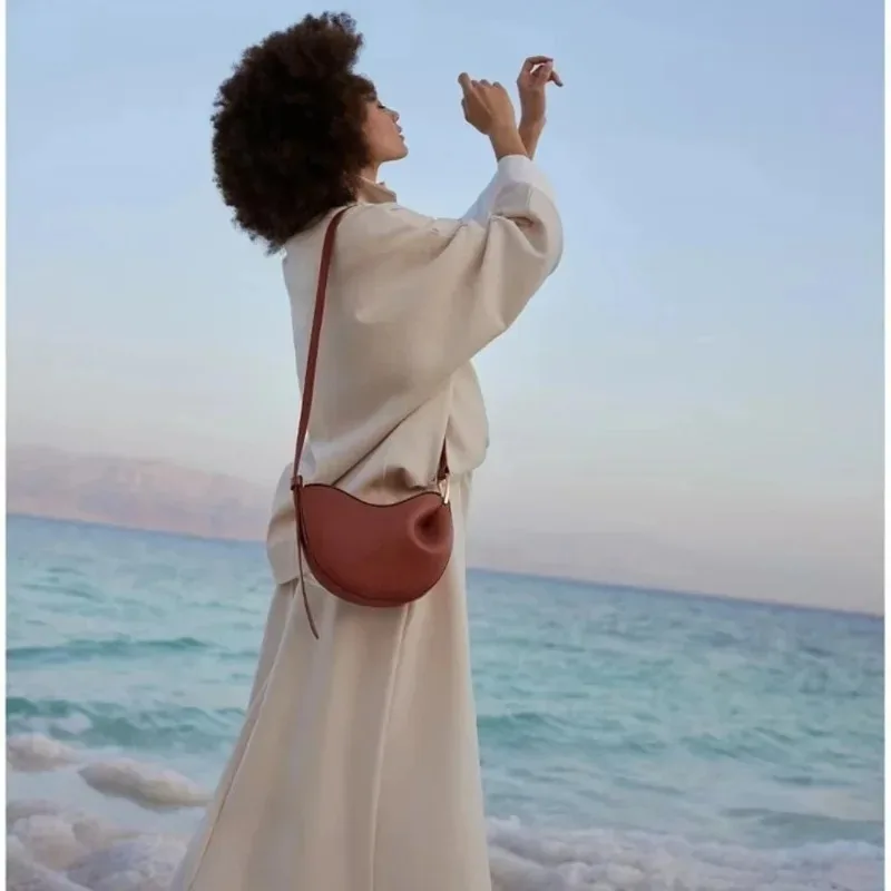 حقيبة البازلاء، حقيبة بولينج إن السرج، تصميم متخصص، حقيبة جلد تونكا، حقيبة كروس بكتف واحد #5