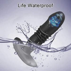 ذكر دفع البروستاتا مدلك بلوتوث التطبيق هزاز للرجال مثلي الجنس الشرج اللاسلكي التوصيل عن بعد بعقب التوصيل لعبة الجنس للأزواج أفضل 10 متجر جنسي هزاز كهربائي مبيعا - رقم 4