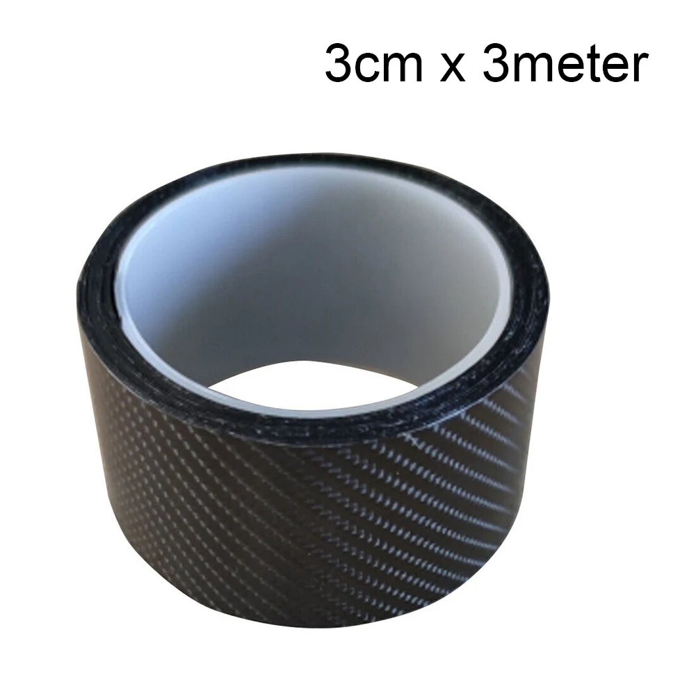 Accesorios Para Bicicletas Cycling Accessories Protection Stickers 3cmx300/500/1000cm 1Pcs 5D Carbon Pattern Film