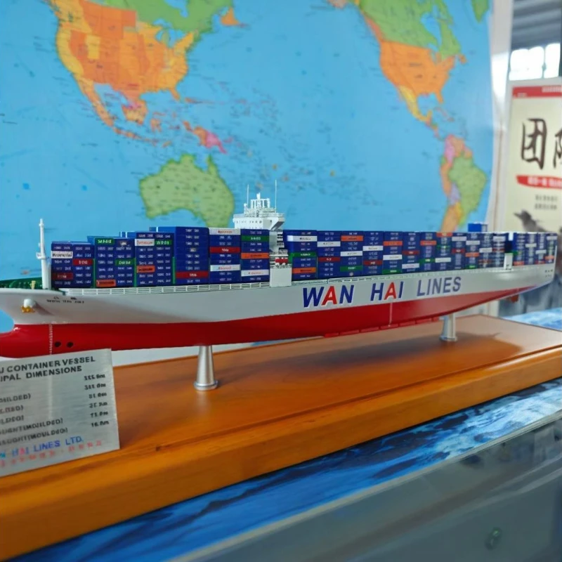 

Container Model Freight Container Ship Model Simulation Alloy Finished Product Exhibition Memorial Collection Static Pendulum