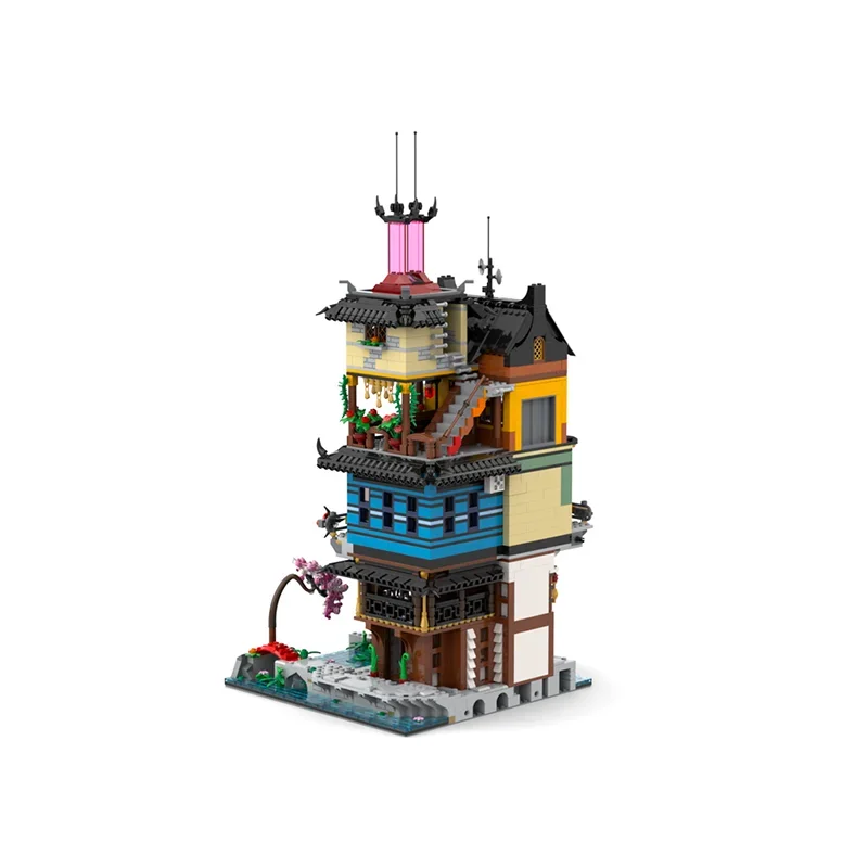 City Street View Model Moc Building Bricks City Expansion 1 Model Building Technology Modular Block DIY Toy Holiday Gifts