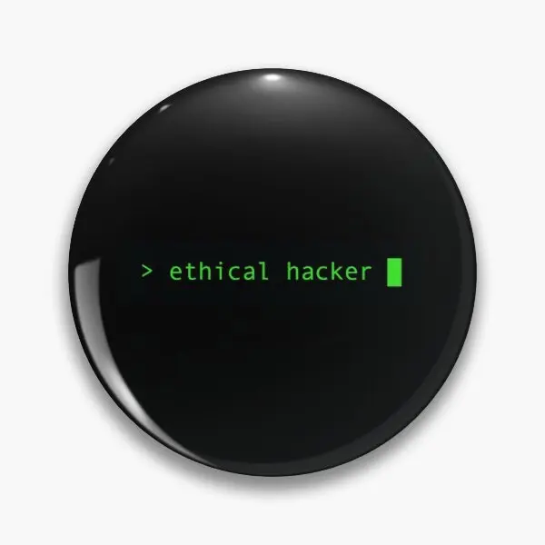 Ethical Hacker  Soft Button Pin Badge Lover Clothes Creative Cartoon Cute Brooch Funny Lapel Pin Metal Hat Gift Collar Fashion